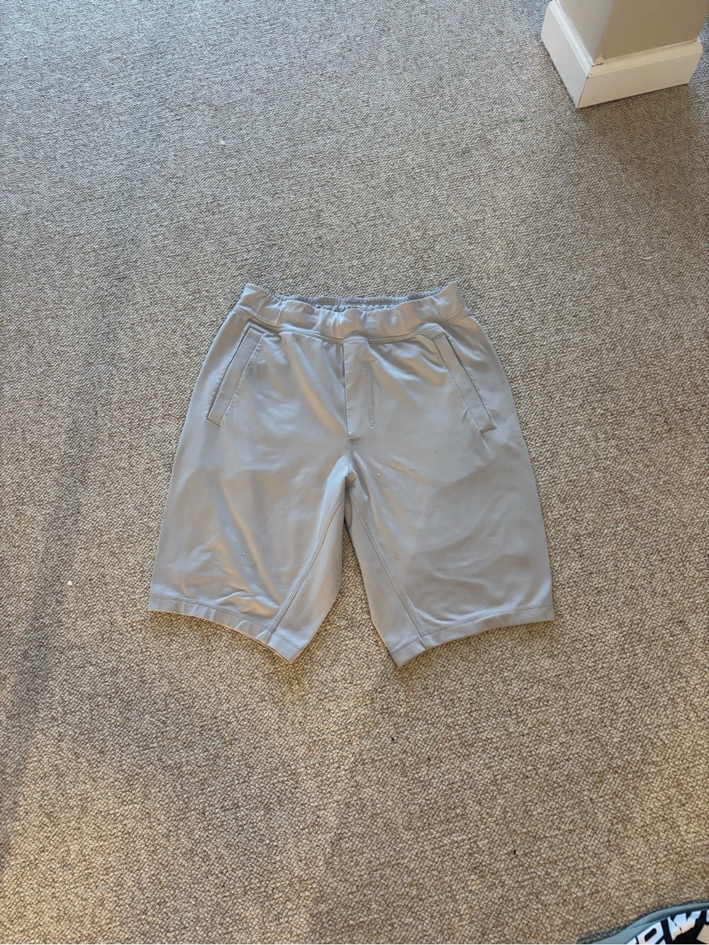 lululemon athletica Light Gray Athletic Shorts